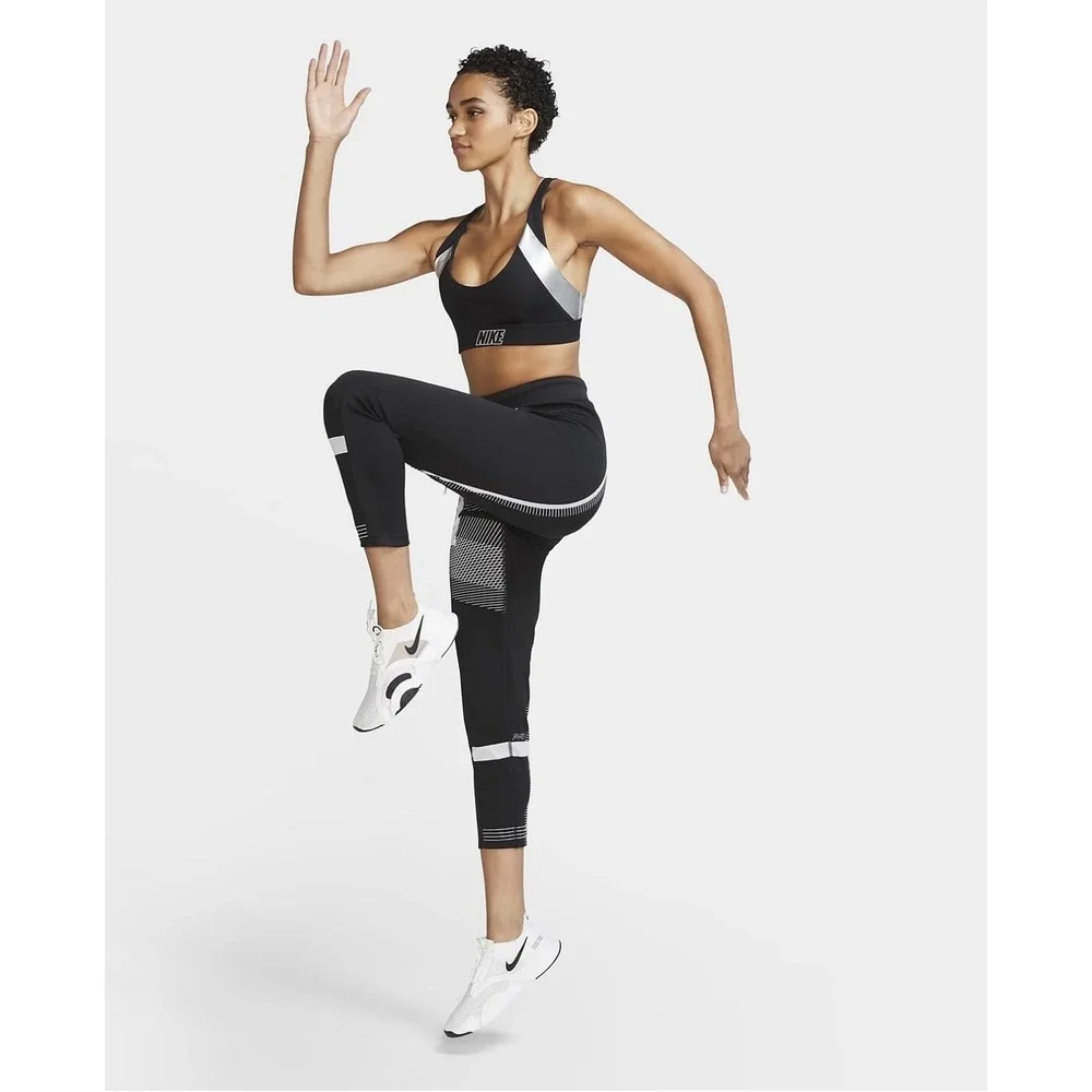 NIKE PRO Black‎ & White Dri Fit Engineered Training Pants CU5770-010 Women's XS